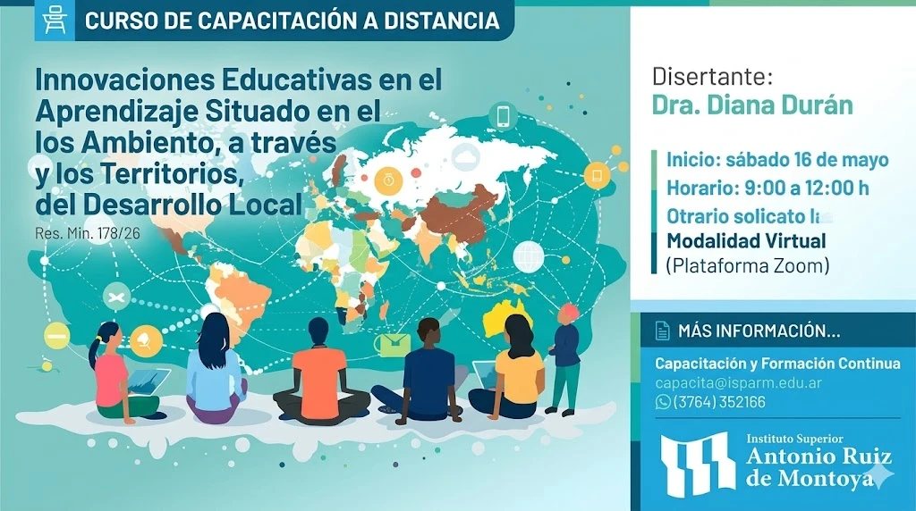 Innovación Educativa y Desarrollo Local: Nuevo Curso a Distancia del Instituto Superior Antonio Ruiz de Montoya