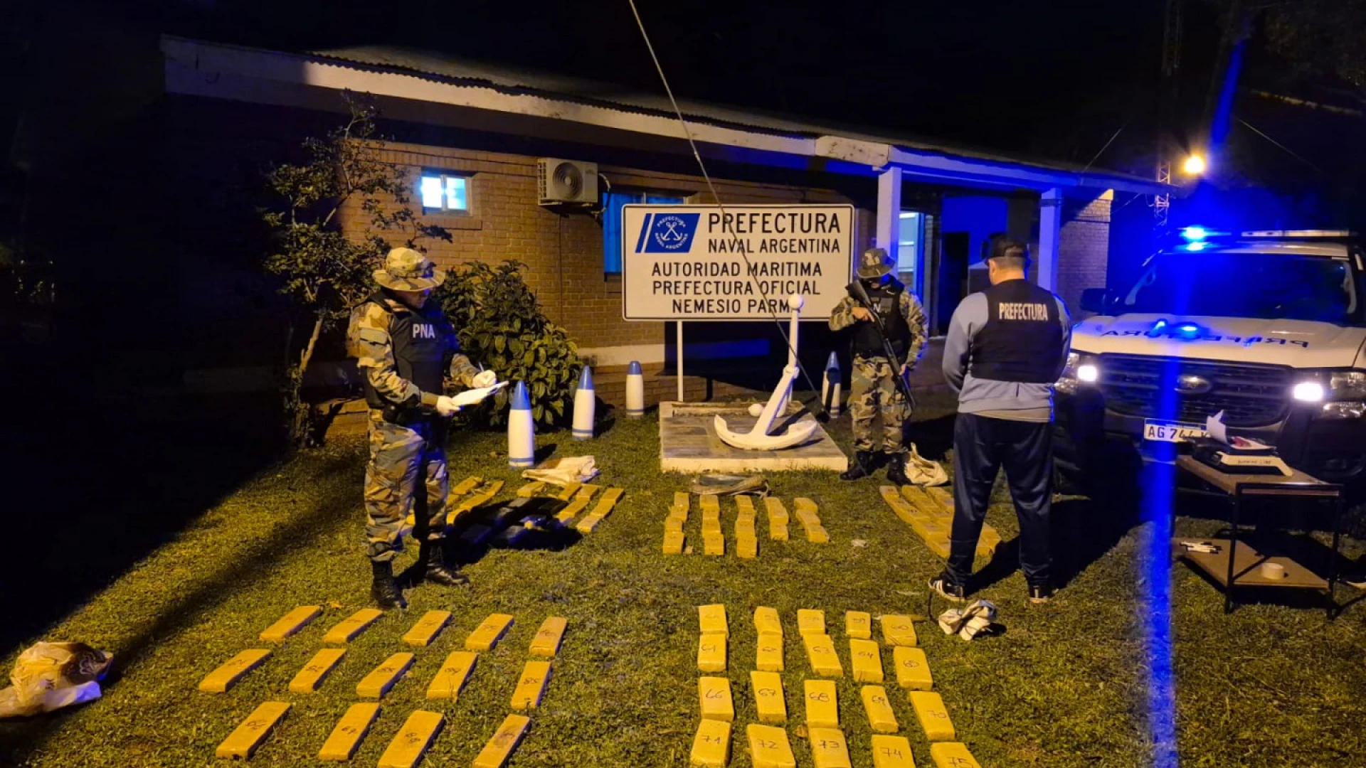 Secuestro Millonario: Prefectura Incauta Más de 91 Kilos de Marihuana en la Costa del Paraná