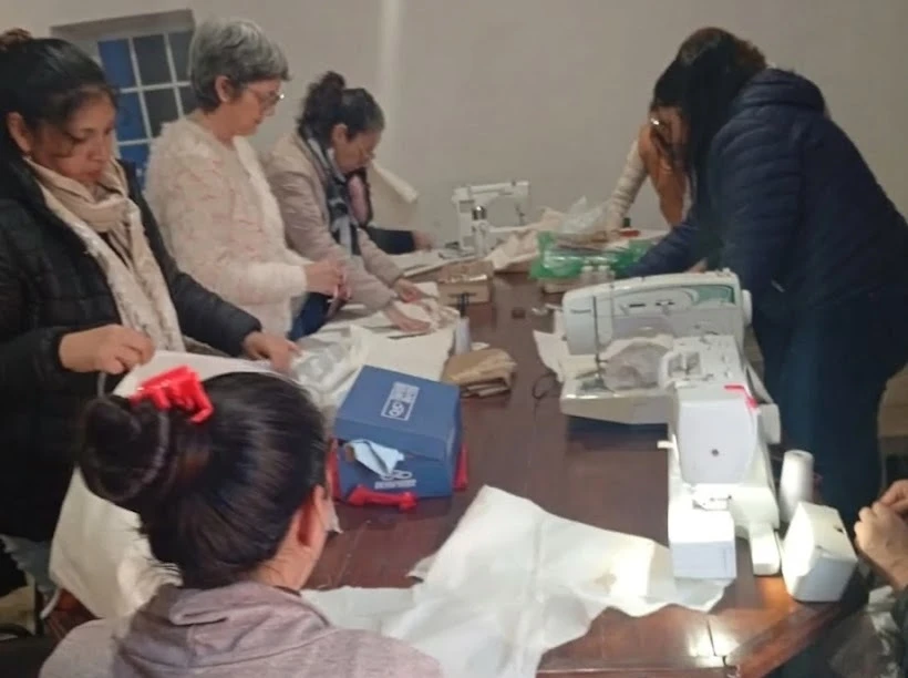 UPMisiones Abre Nuevas Puertas en el Mundo Textil con Taller de Confección de Blanquería