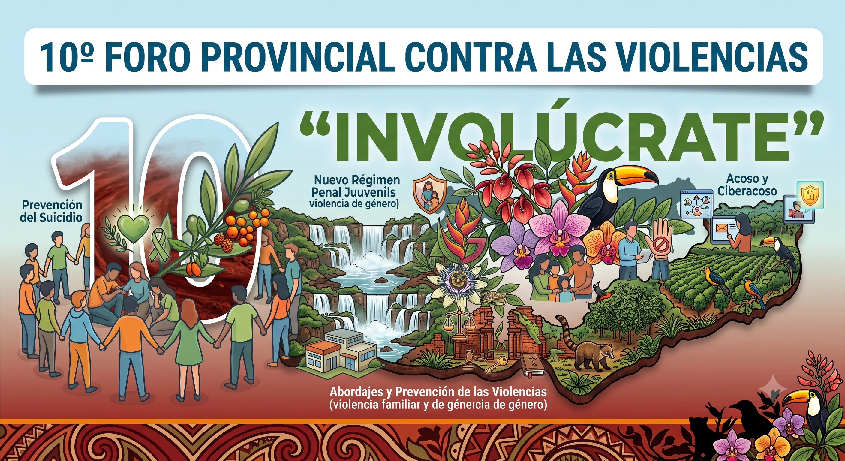 Misiones Se Une Contra las Violencias en el 10º Foro Provincial 'Involúcrate'