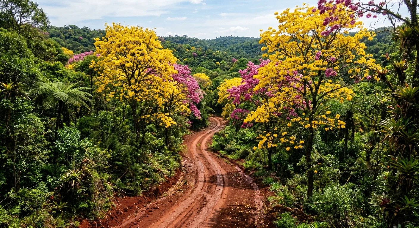 La primavera que estalla en la tierra roja: el despertar vegetal que define a Misiones
