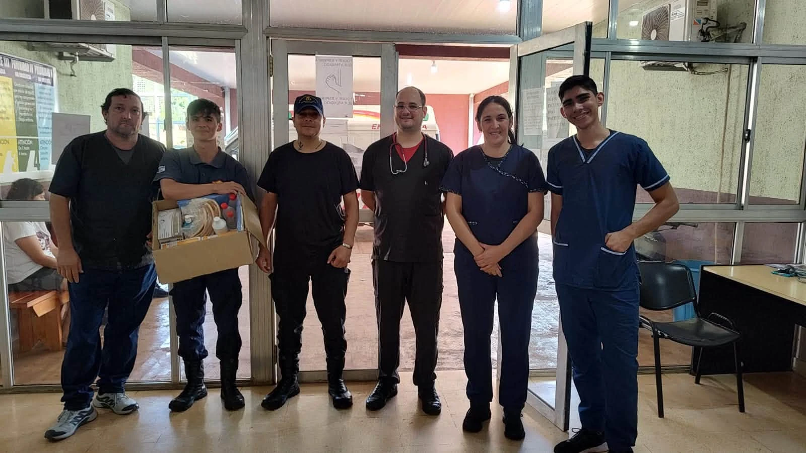 El Hospital Dr. Otto Andrés Pigerl entregó insumos de primeros auxilios a bomberos voluntarios de Santo Pipó y Gobernador Roca