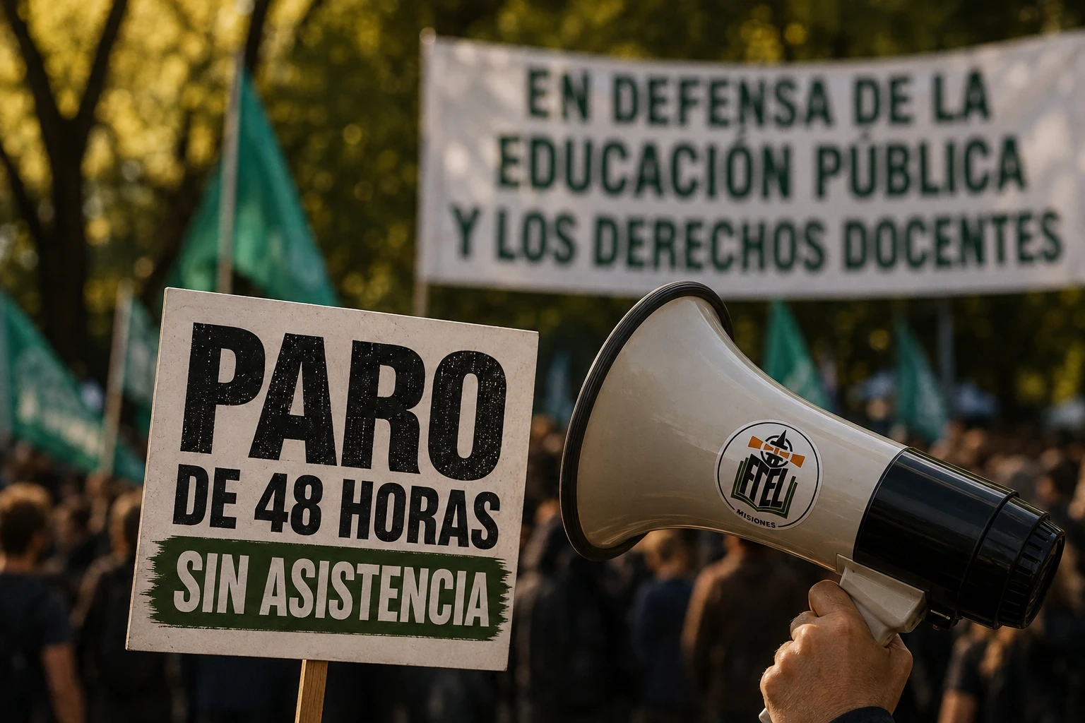 Docentes de Misiones: asambleas sin atención a alumnos y paro con marcha al CGE
