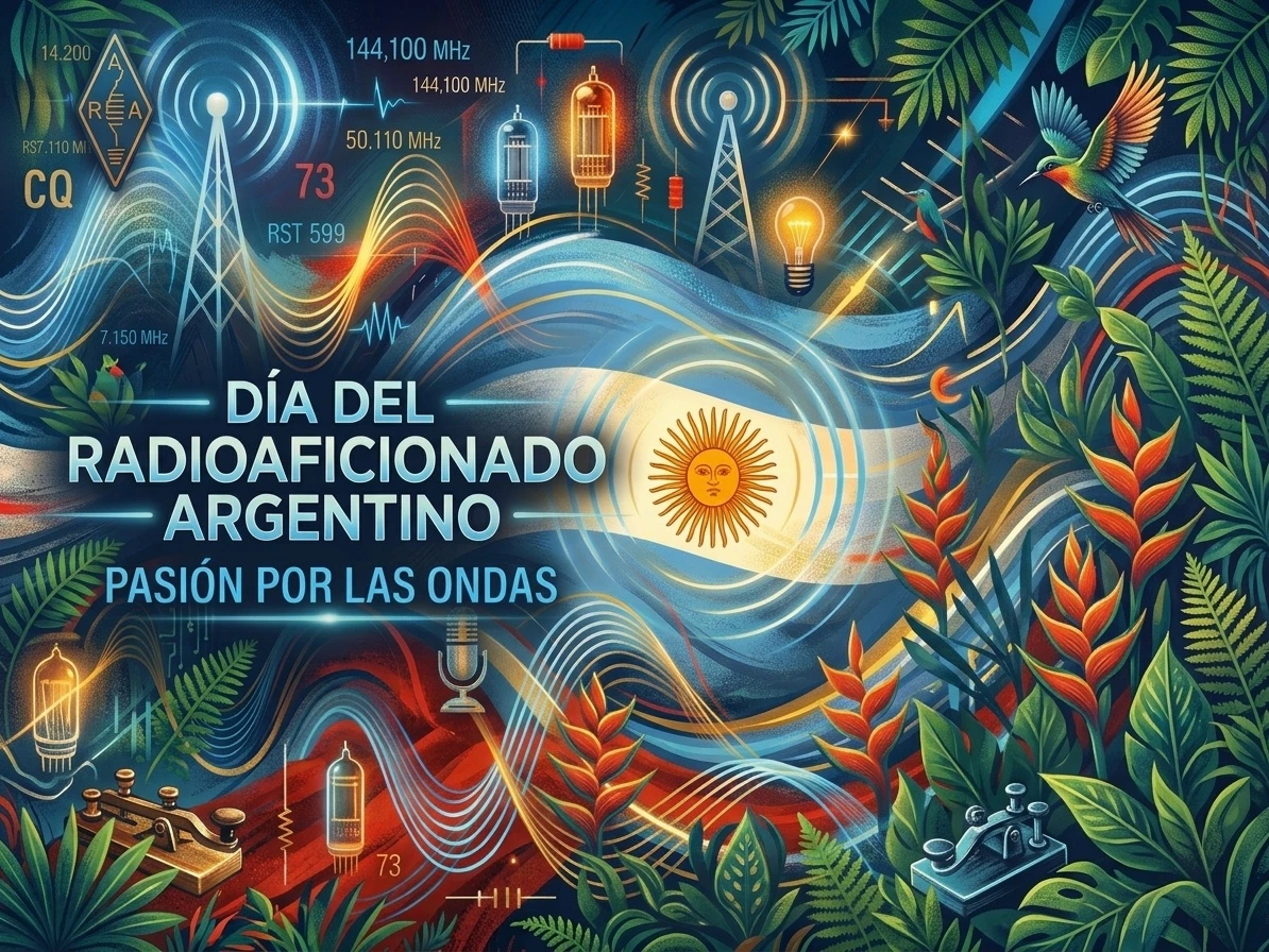 Día Nacional del Radioaficionado: la voz que sigue en el aire cuando todo lo demás se cae