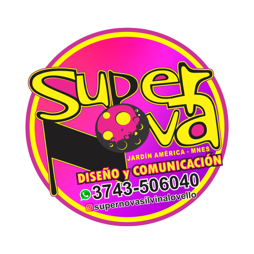 Logo de SuperNova, Diseño y Comunicación